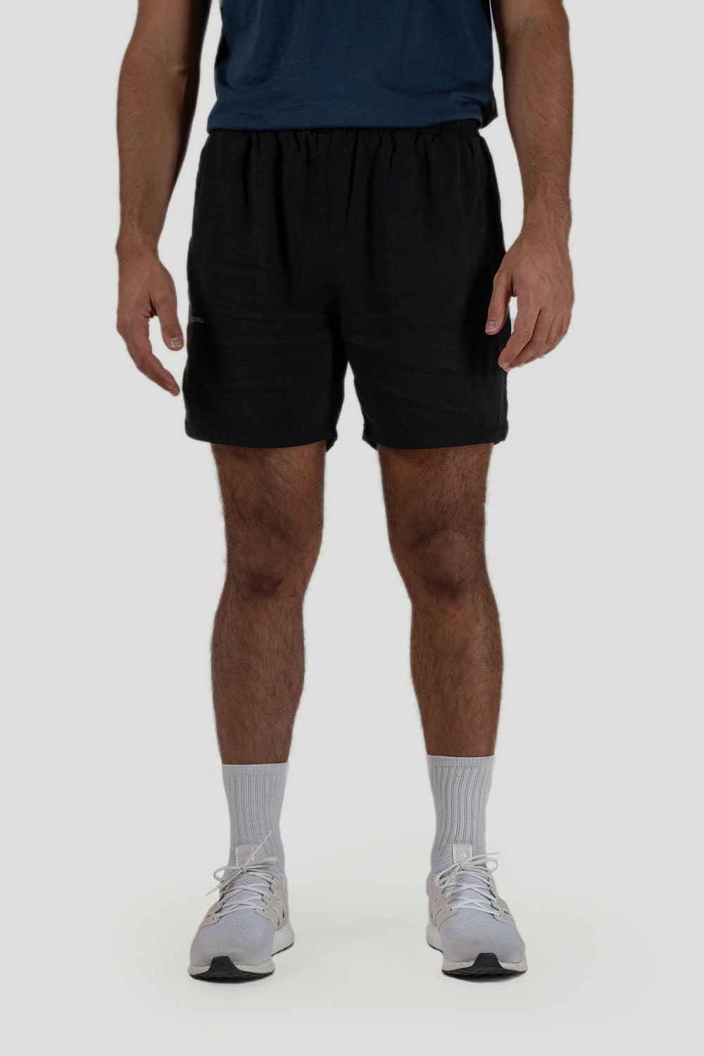 Breathable shorts for sports and fitness, made with sustainable materials tencel lyocell and tencel modal